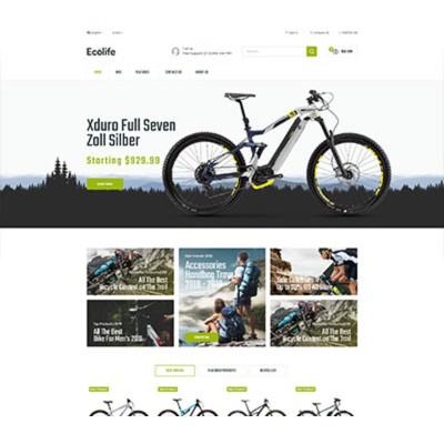 create prestashop bike store